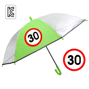 키르히탁 55 속도제한 반사띠 안전발광우산 (초록)
